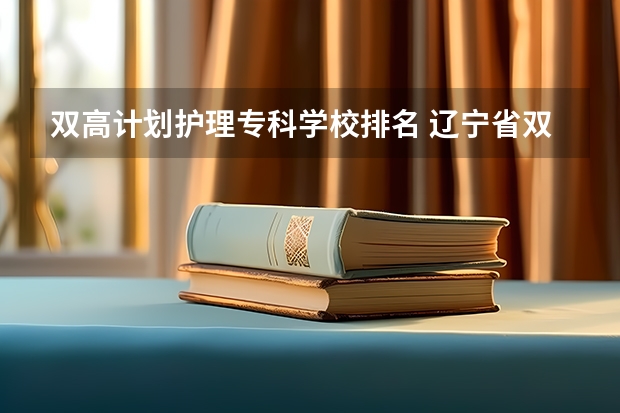 双高计划护理专科学校排名 辽宁省双高计划专科学校排名