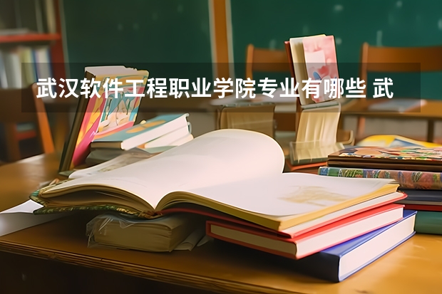 武汉软件工程职业学院专业有哪些 武汉软件工程职业学院优势专业有什么