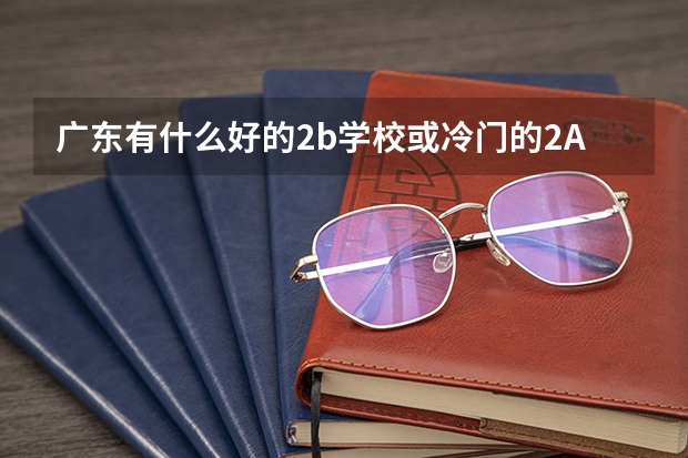 广东有什么好的2b学校或冷门的2A