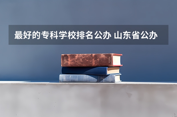 最好的专科学校排名公办 山东省公办专科院校排名(最新) 2022专科学校排行榜