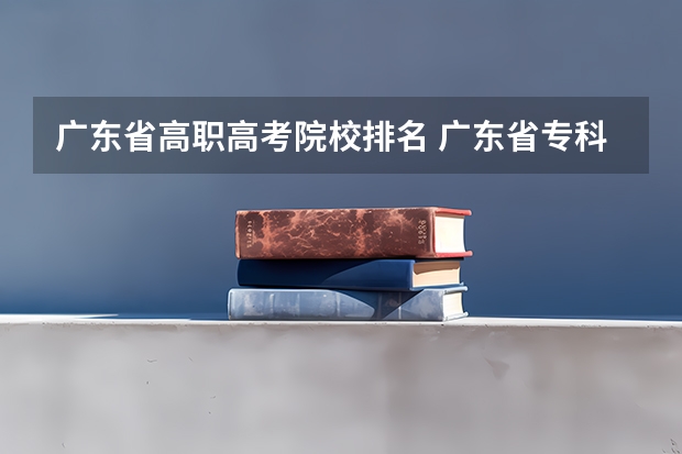 广东省高职高考院校排名 广东省专科学校排名2022 广东省高校排名（广东省高校排名榜）