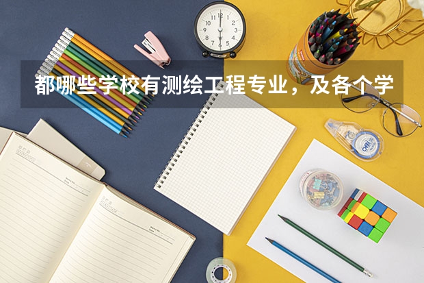 都哪些学校有测绘工程专业，及各个学校在这方面的排名？