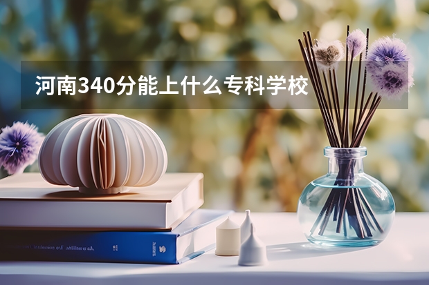 河南340分能上什么专科学校