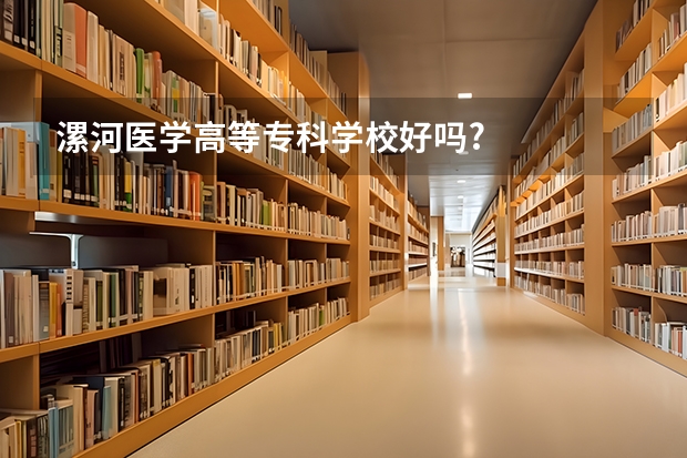 漯河医学高等专科学校好吗?