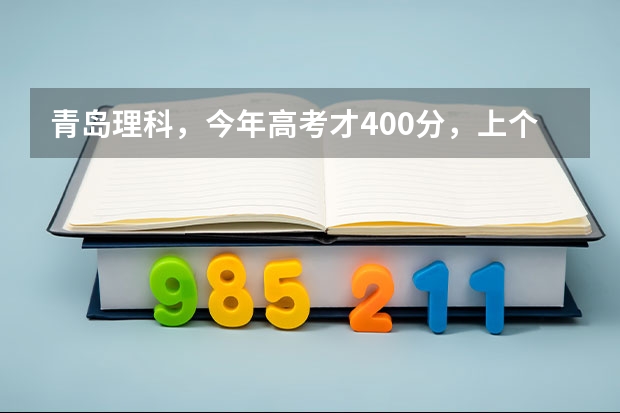 青岛理科，今年高考才400分，上个专科学校。哪个学校的计算机专业比较好，蕞好在山东的。谢泐。