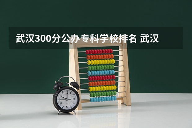 武汉300分公办专科学校排名 武汉专科学校公办排名