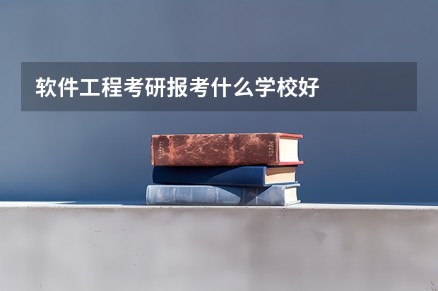 软件工程考研报考什么学校好