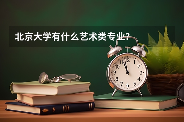 北京大学有什么艺术类专业？