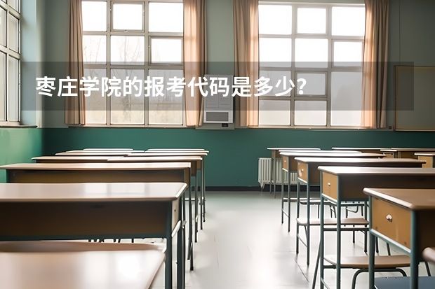 枣庄学院的报考代码是多少？