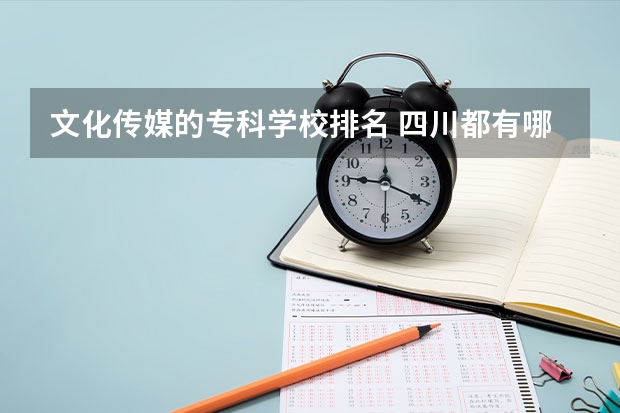 文化传媒的专科学校排名 四川都有哪些专科大学,不要民办的专科大学。    具体点。